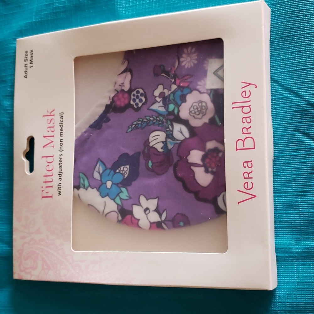 Vera bradley face mask purple new